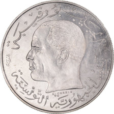 Coin, Tunisia, 1/2 Dinar, 1968, Paris, ESSAI, MS(65-70), Nickel, KM:E32