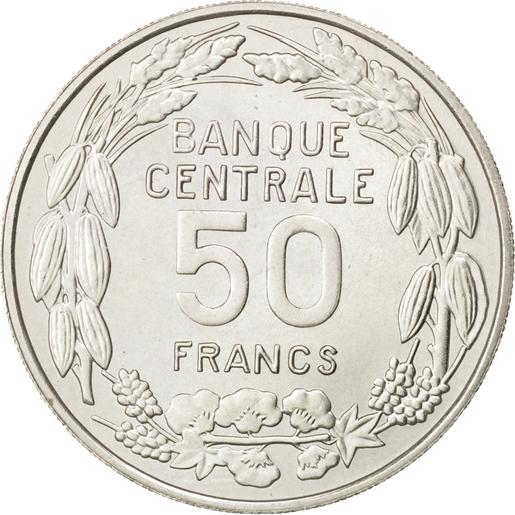 Moneda, Camerún, 50 Francs, 1960, Paris, EBC+, Cobre - níquel, KM:E10