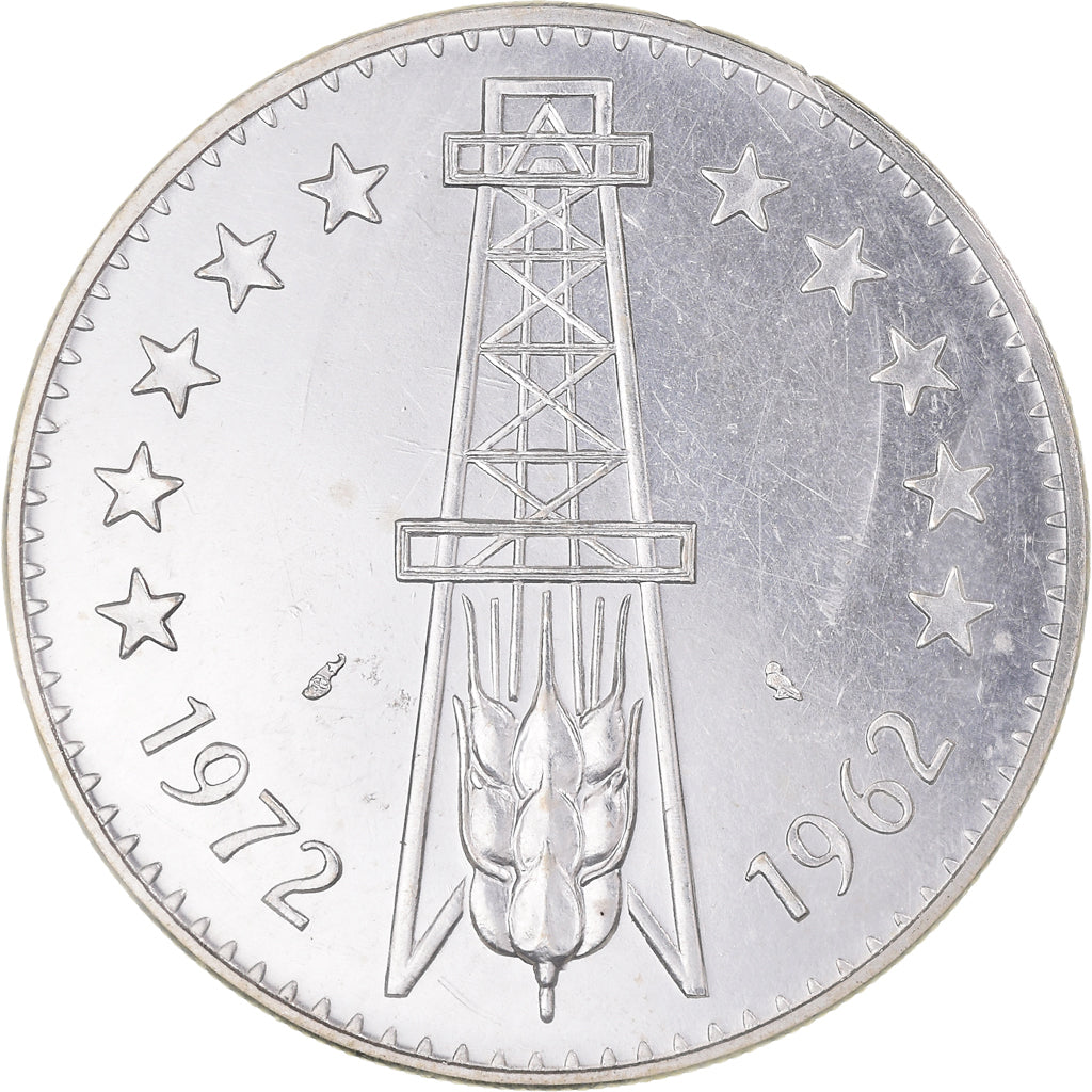 Coin, Algeria, 5 Dinars, 1972, Paris, ESSAI, MS(65-70), Silver, KM:E4