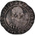 Moneta, Francia, Franc au Col Plat, 1581, Bayonne, MB, Argento, Sombart:4714