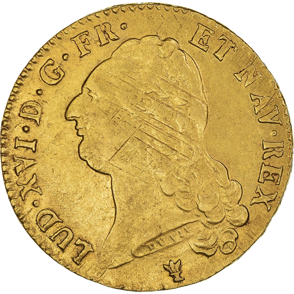 Coin, France, Louis XVI, 2 Louis D'or, 1786, Limoges, AU(50-53), Gold, KM:592.7