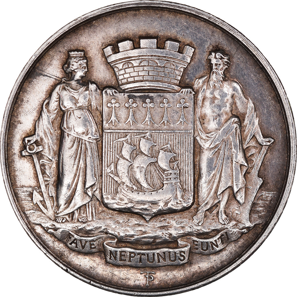 France, Token, Savings Bank, 1821, AU(50-53), Silver, Jacqmin:53