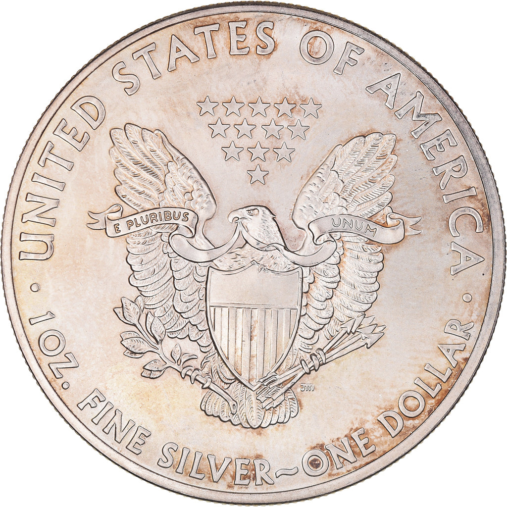 Coin, United States, Dollar, 2015, Philadelphia, 1 Oz, MS(64), Silver, KM:273