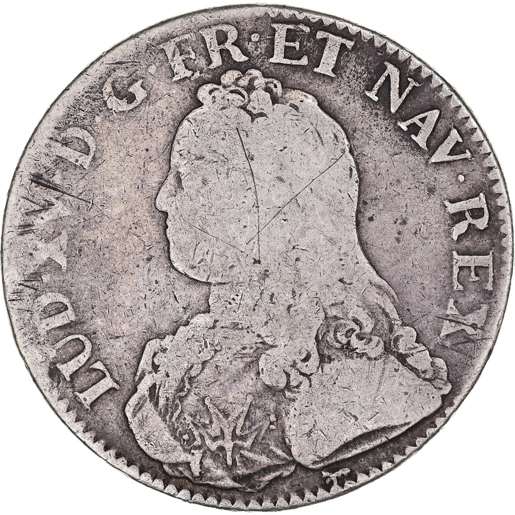 Moneta, Francia, Louis XV, Écu aux branches d'olivier, Ecu, 1726, Paris, MB