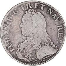 Moneta, Francia, Louis XV, Écu aux branches d'olivier, Ecu, 1726, Paris, MB