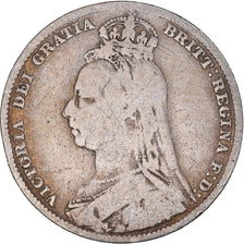 Coin, Great Britain, Victoria, Shilling, 1889, VF(20-25), Silver, KM:774
