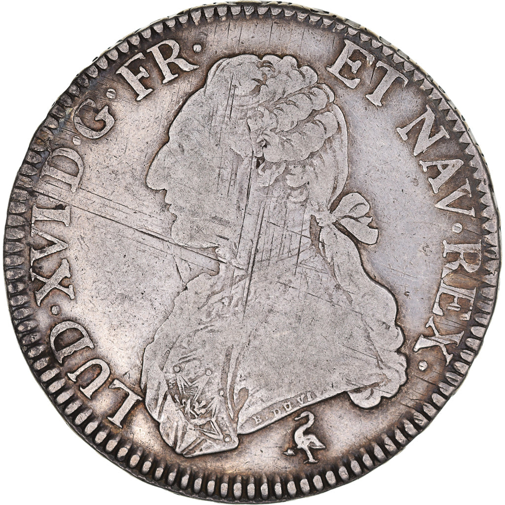Coin, France, Louis XVI, Écu aux branches d'olivier, Ecu, 1790, Paris