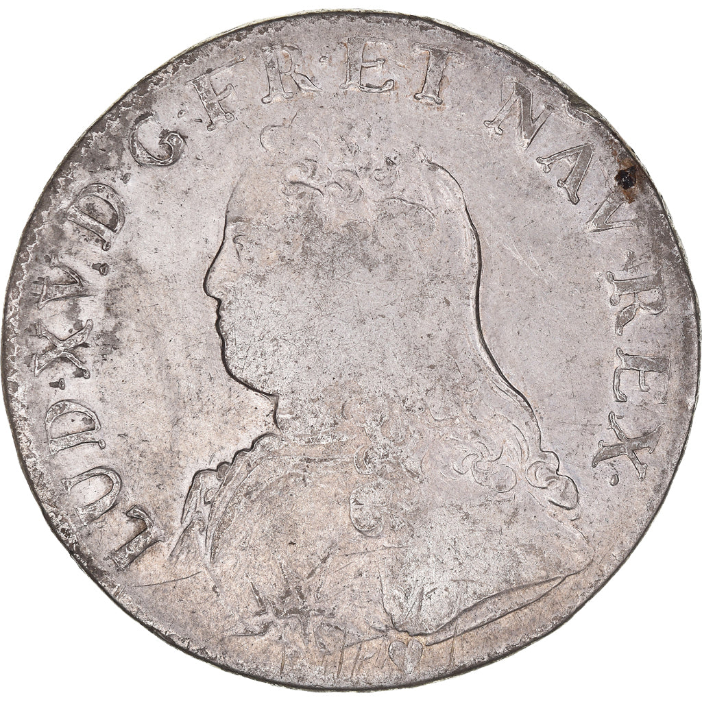 Münze, Frankreich, Louis XV, Écu aux branches d'olivier, Ecu, 1736, Tours, S