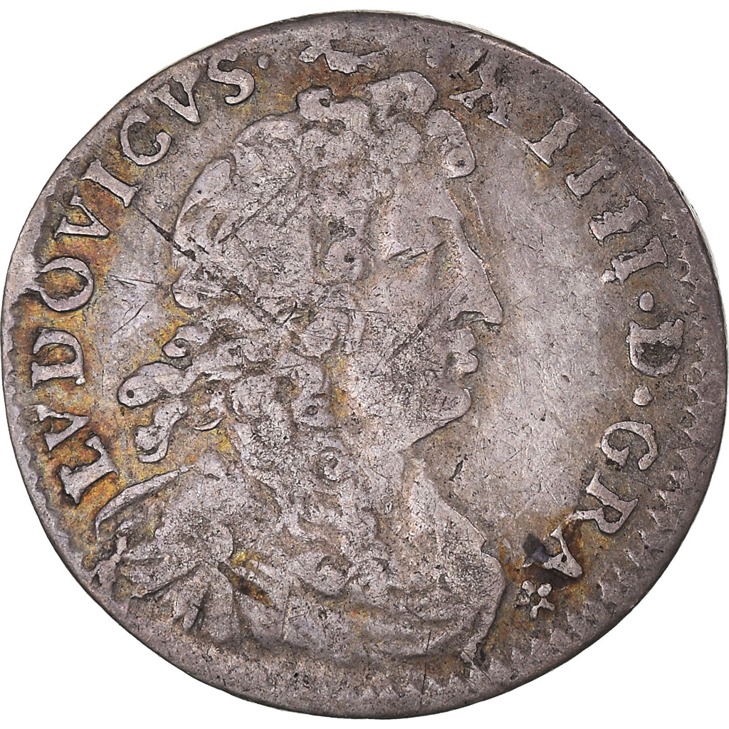 Coin, France, Louis XIV, 4 Sols dits « des Traitants », 4 Sols, 1677, Paris