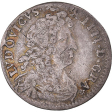Coin, France, Louis XIV, 4 Sols dits « des Traitants », 4 Sols, 1677, Paris