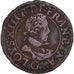 Coin, France, Louis XIII, Double Tournois, 1620, Poitiers, VF(30-35), Copper