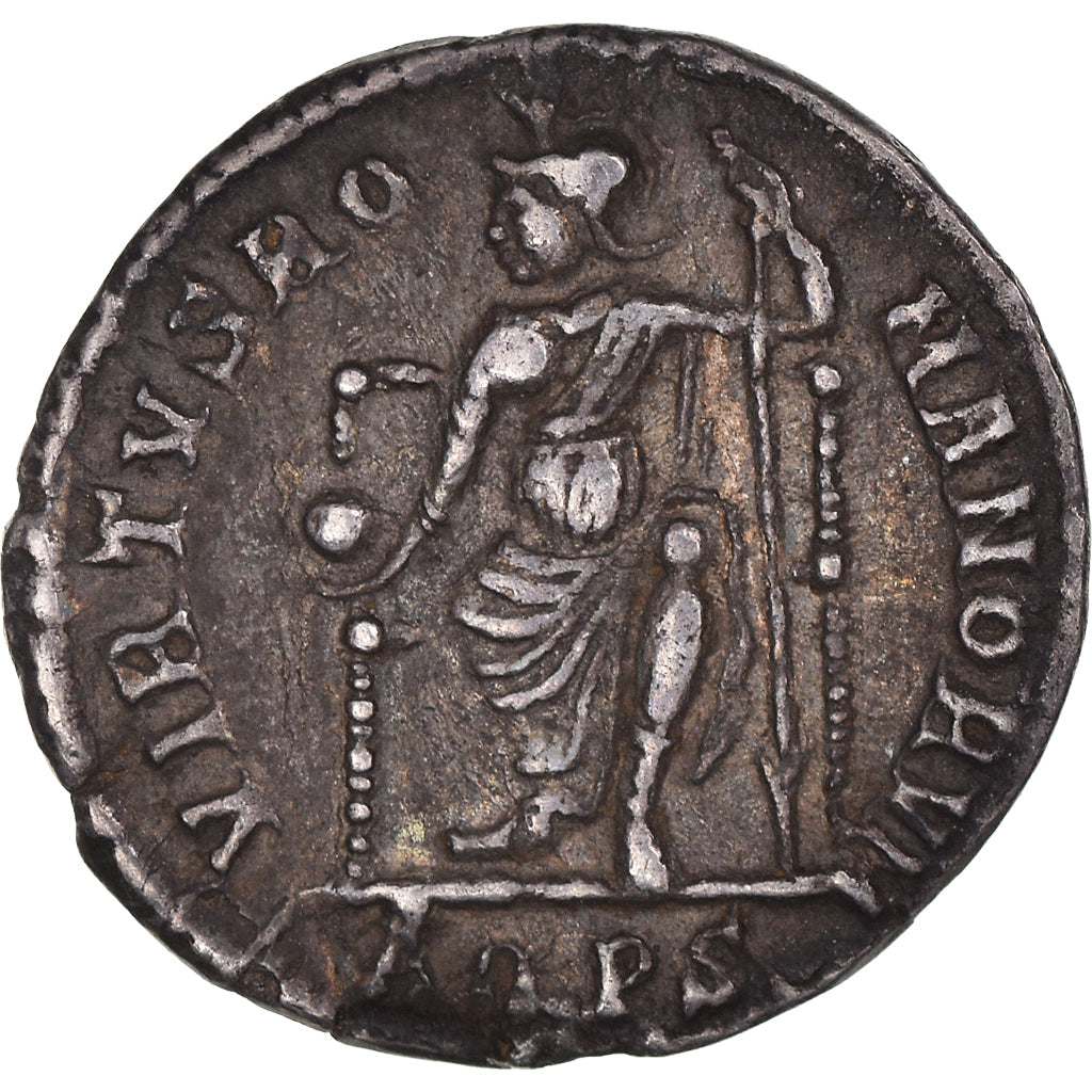 Coin, Valentinian II, Siliqua, 375-392, Aquileia, EF(40-45), Silver, Cohen:60