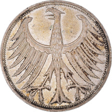 Coin, GERMANY - FEDERAL REPUBLIC, 5 Mark, 1972, Stuttgart, AU(50-53), Silver