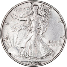 Coin, United States, Half Dollar, 1946, San Francisco, EF(40-45), Silver, KM:142