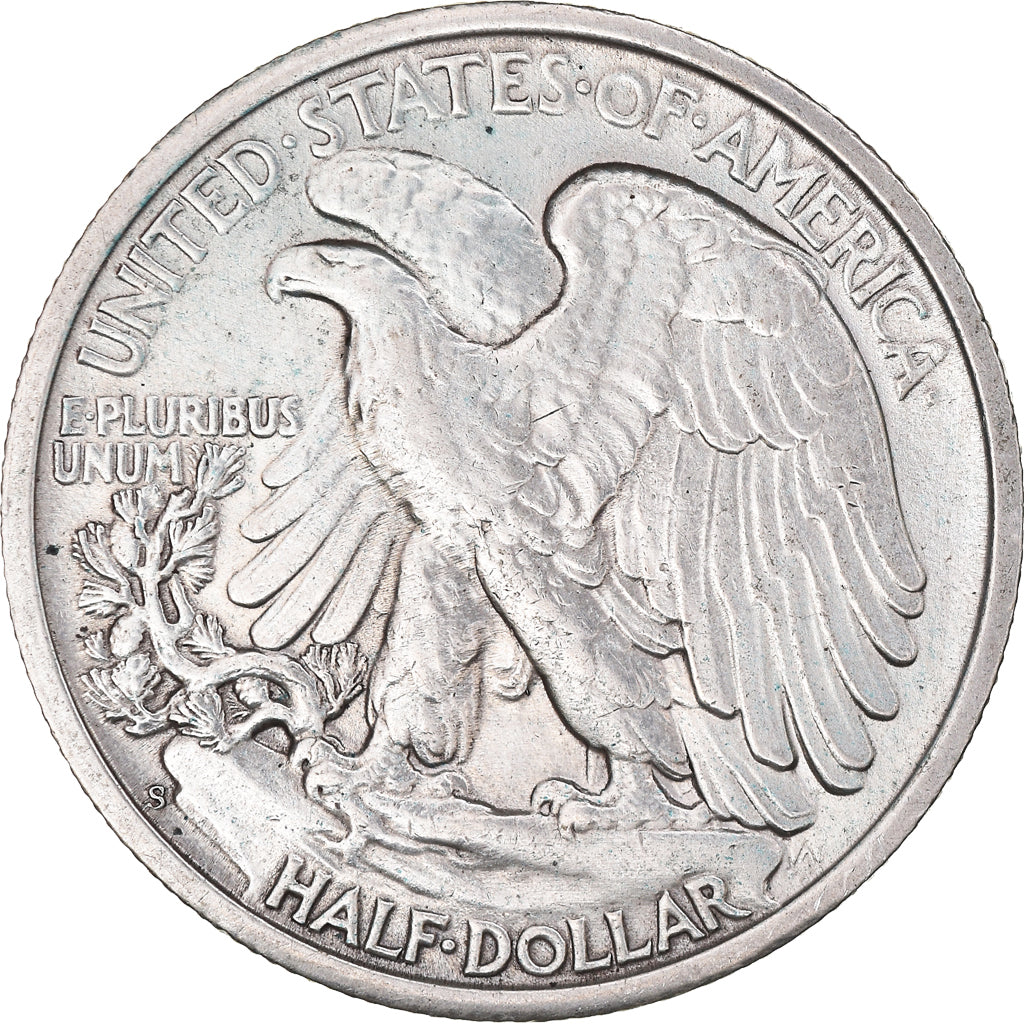Coin, United States, Half Dollar, 1946, San Francisco, EF(40-45), Silver, KM:142