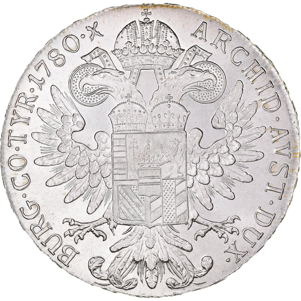 Coin, Austria, Joseph II, Thaler, 1780, Restrike, MS(63), Silver, KM:T1
