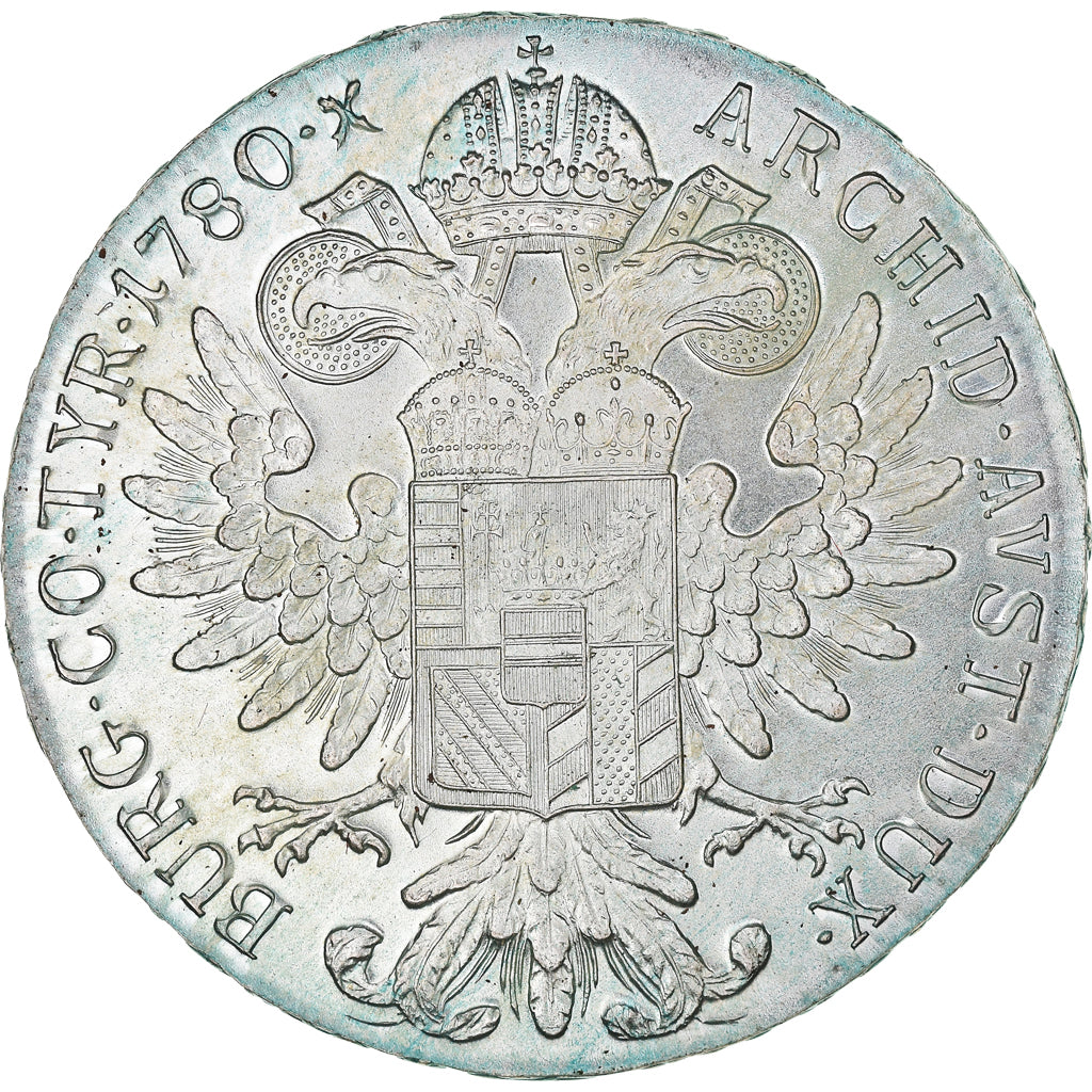 Coin, Austria, Joseph II, Thaler, 1780, Restrike, MS(63), Silver, KM:T1