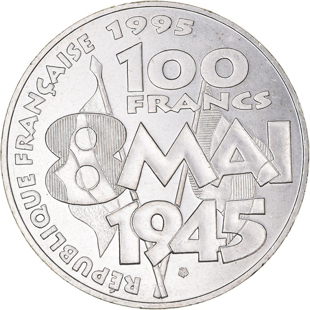 Monnaie, France, 8 mai 1945, 100 Francs, 1995, SUP+, Argent, Gadoury:952