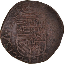 Coin, Spanish Netherlands, TOURNAI, Liard, 12 Mites, 1610, VF(30-35), Copper