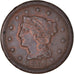 Moneda, Estados Unidos, Braided Hair Cent, Cent, 1851, U.S. Mint, Philadelphia