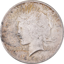 Monnaie, États-Unis, Peace Dollar, Dollar, 1924, U.S. Mint, Philadelphie, TTB