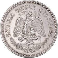 Coin, Mexico, Peso, 1922, Mexico City, AU(50-53), Silver, KM:455