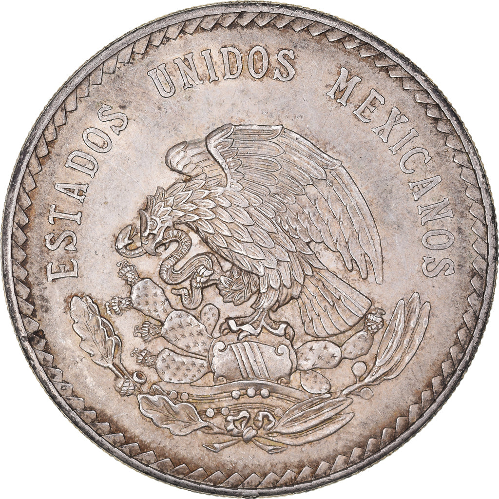 Moneda, México, 5 Pesos, 1948, Mexico City, MBC+, Plata, KM:465
