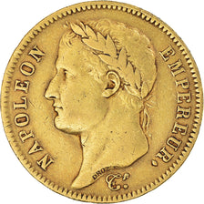 Münze, Frankreich, Napoléon I, 40 Francs, 1812, Paris, SS, Gold, KM:696.1