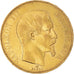 Coin, France, Napoleon III, 50 Francs, 1856, Paris, AU(50-53), Gold, KM:785.1