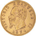 Moneda, Italia, Vittorio Emanuele II, 20 Lire, 1874, Milan, MBC+, Oro, KM:10.3