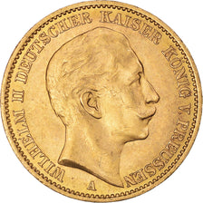 Coin, German States, PRUSSIA, Wilhelm II, 20 Mark, 1912, Berlin, MS(60-62)