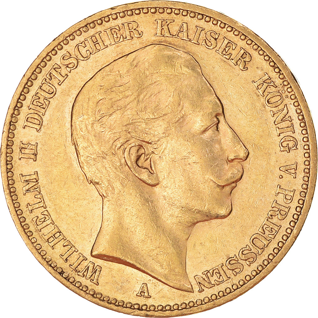 Moneta, Stati tedeschi, PRUSSIA, Wilhelm II, 20 Mark, 1900, Berlin, SPL-, Oro