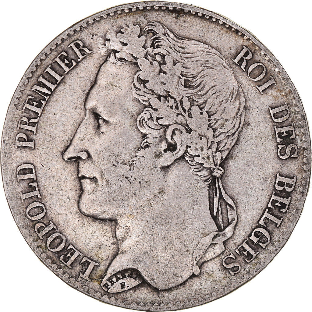 Coin, Belgium, Leopold I, 5 Francs, 5 Frank, 1849, VF(30-35), Silver, KM:3.2