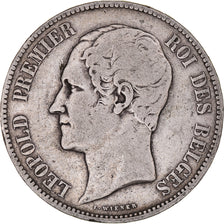 Coin, Belgium, Leopold I, 5 Francs, 5 Frank, 1865, Point après F, VF(30-35)
