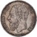 Coin, Belgium, Leopold II, 5 Francs, 5 Frank, 1871, EF(40-45), Silver, KM:24