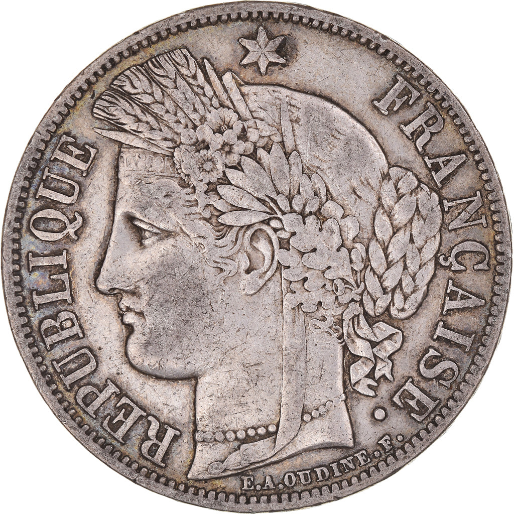 Monnaie, France, Cérès, 5 Francs, 1851, Paris, TB+, Argent, Gadoury:719
