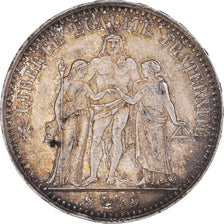 Coin, France, Hercule, 5 Francs, 1873, Paris, AU(50-53), Silver, KM:820.1