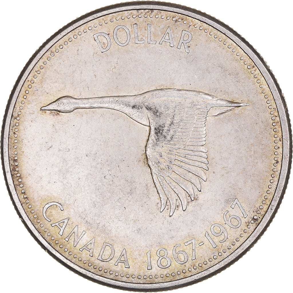 Coin, Canada, Elizabeth II, Dollar, 1967, Royal Canadian Mint, Ottawa