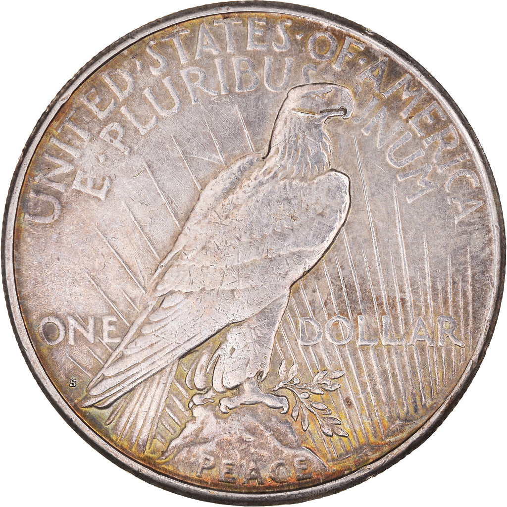 Coin, United States, Peace Dollar, Dollar, 1922, U.S. Mint, San Francisco