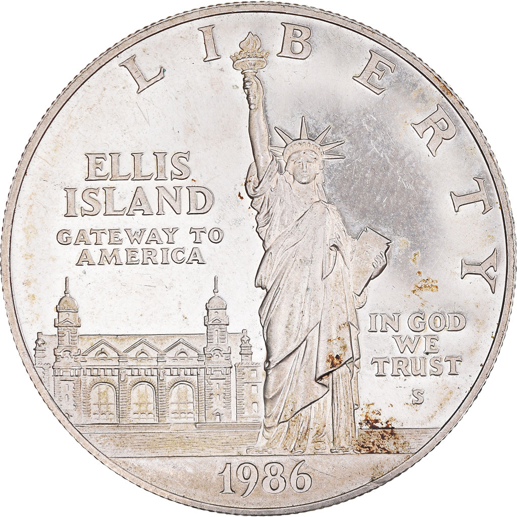 Coin, United States, Dollar, 1986, U.S. Mint, San Francisco, Proof, MS(60-62)