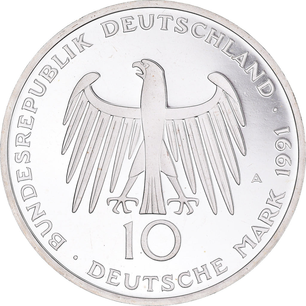 Coin, GERMANY - FEDERAL REPUBLIC, 10 Mark, 1991, Berlin, Germany, MS(65-70)