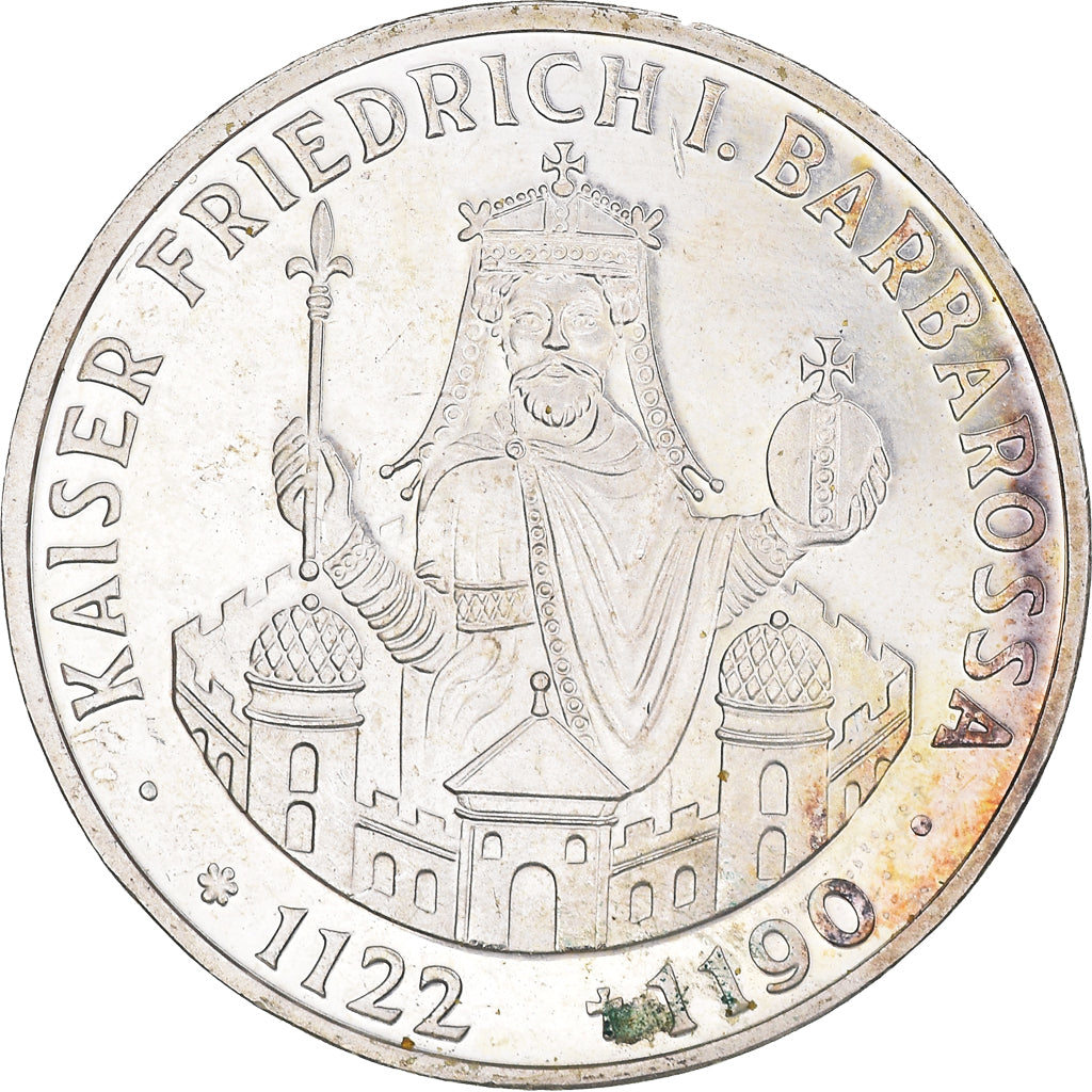 Monnaie, République fédérale allemande, 10 Mark, 1990, Stuttgart, Germany