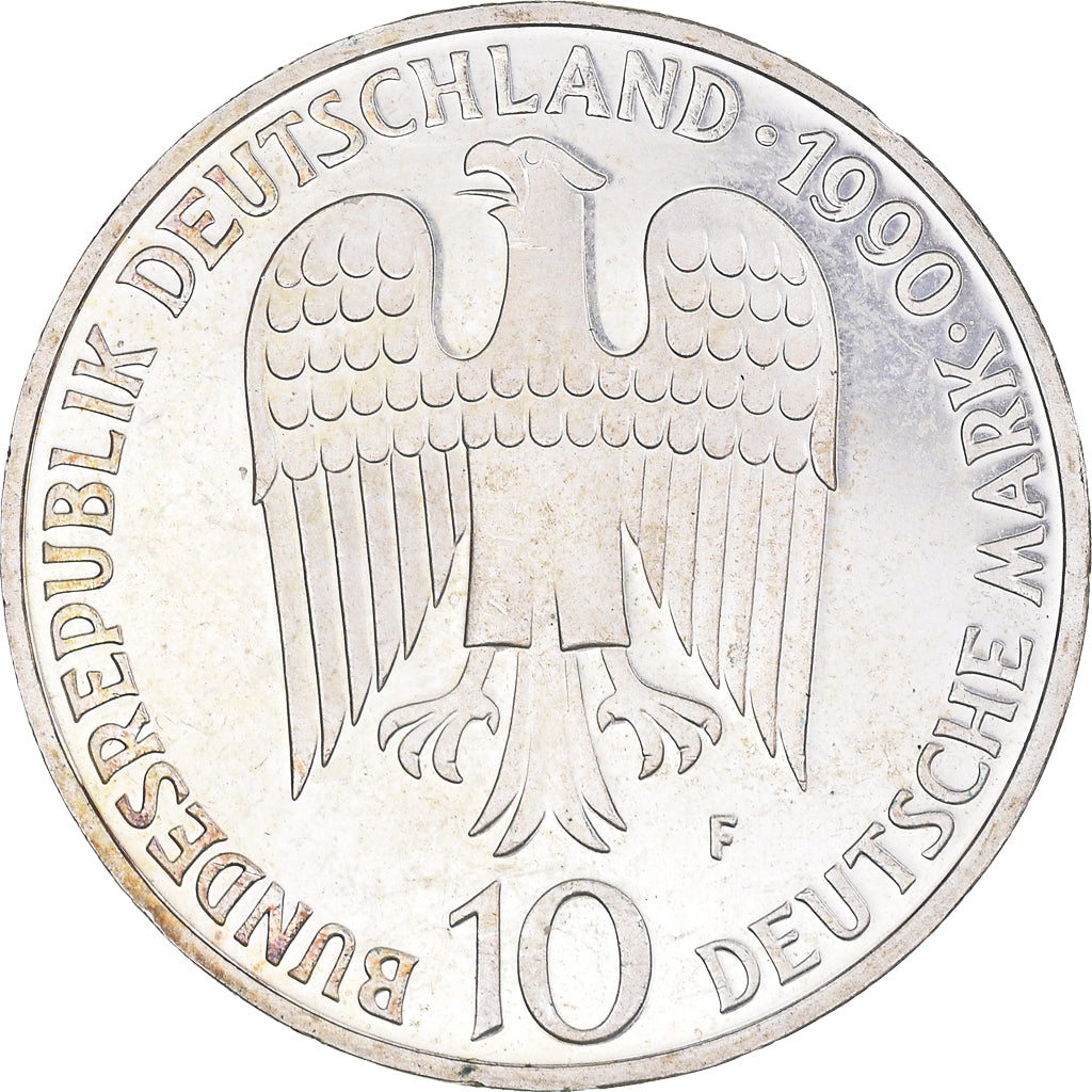 Monnaie, République fédérale allemande, 10 Mark, 1990, Stuttgart, Germany