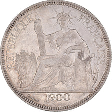 Münze, FRENCH INDO-CHINA, Piastre, 1900, Paris, SS, Silber, KM:5a.1