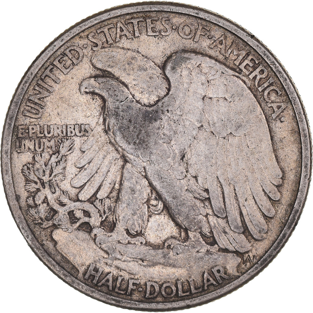 Moneda, Estados Unidos, Half Dollar, 1942, Philadelphia, MBC, Plata, KM:142