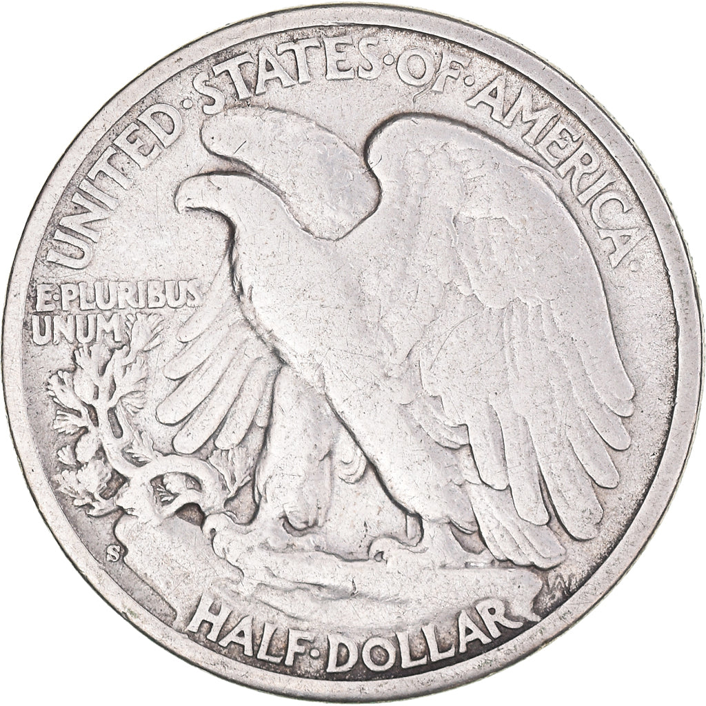 Coin, United States, Half Dollar, 1944, U.S. Mint, San Francisco, VF(20-25)