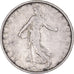 Moneda, Francia, Semeuse, 5 Francs, 1963, Fautée / Error, MBC, Plata, KM:926