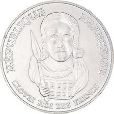 Coin, France, Clovis, 100 Francs, 1996, MS(60-62), Silver, KM:1180, Gadoury:953