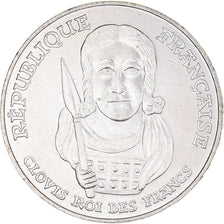 Coin, France, Clovis, 100 Francs, 1996, MS(60-62), Silver, KM:1180, Gadoury:953