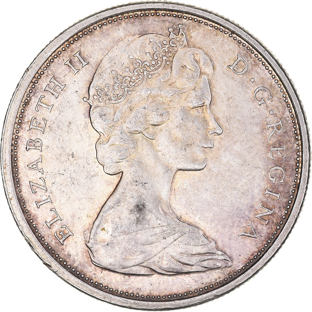 Coin, Canada, Elizabeth II, 50 Cents, 1967, Royal Canadian Mint, Ottawa